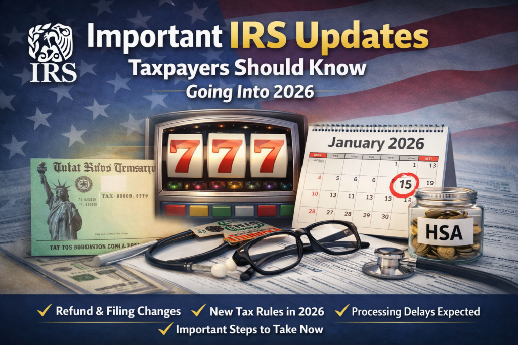 Important IRS UPdates 2025