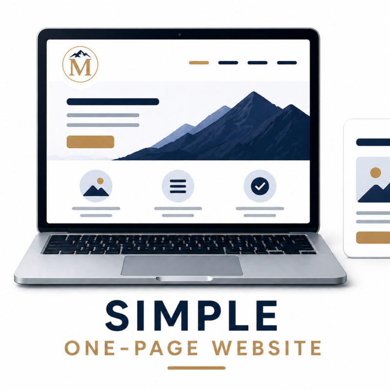 Simple One-Page Website