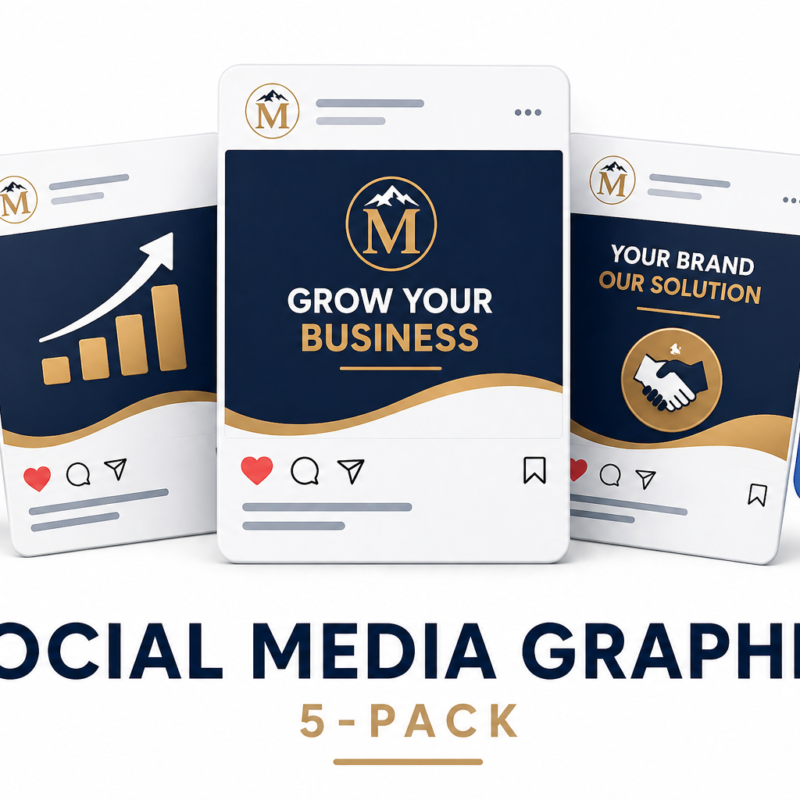 Social Media Graphics — 5-Pack