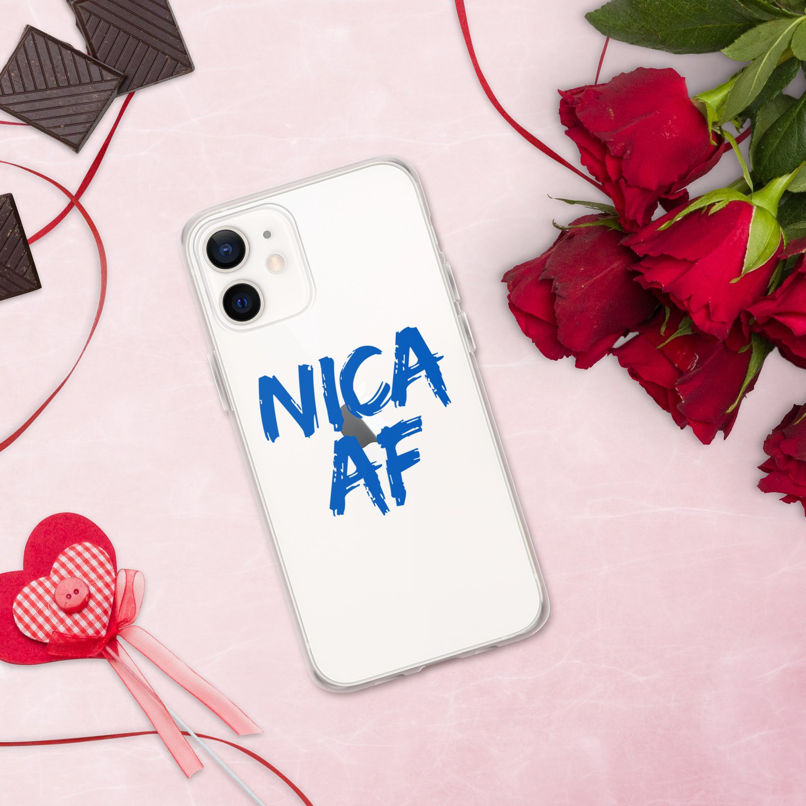 Clear Case for iPhone®- NICA AF Funny - Image 9