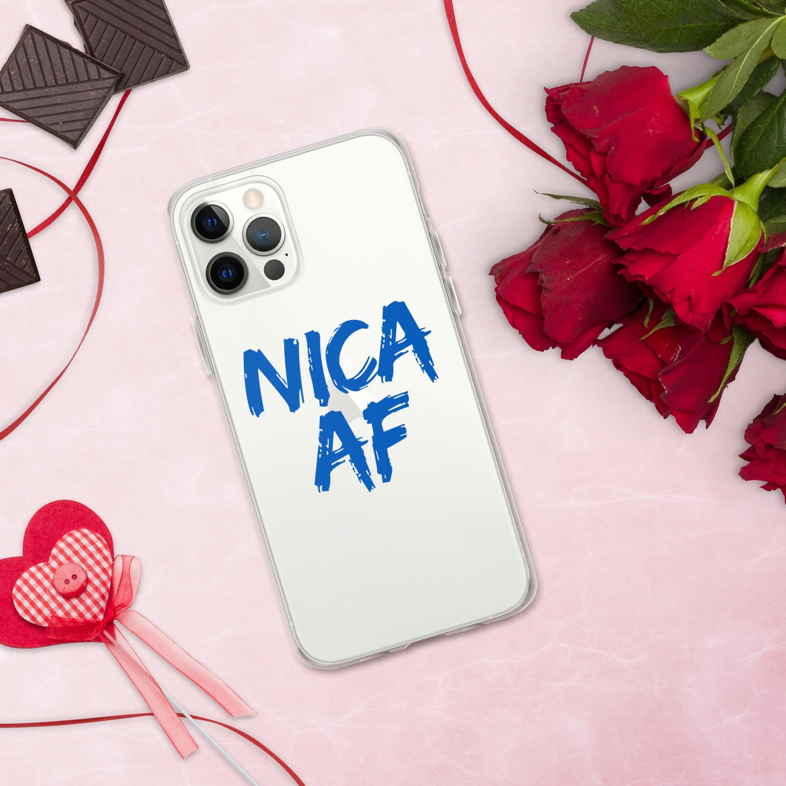 Clear Case for iPhone®- NICA AF Funny - Image 22
