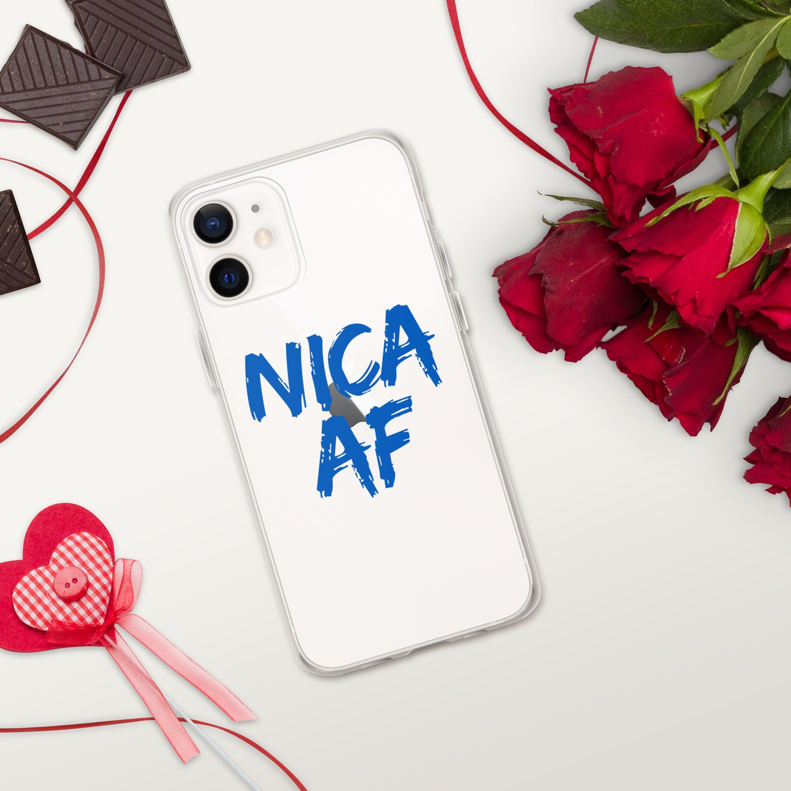 Clear Case for iPhone®- NICA AF Funny - Image 19