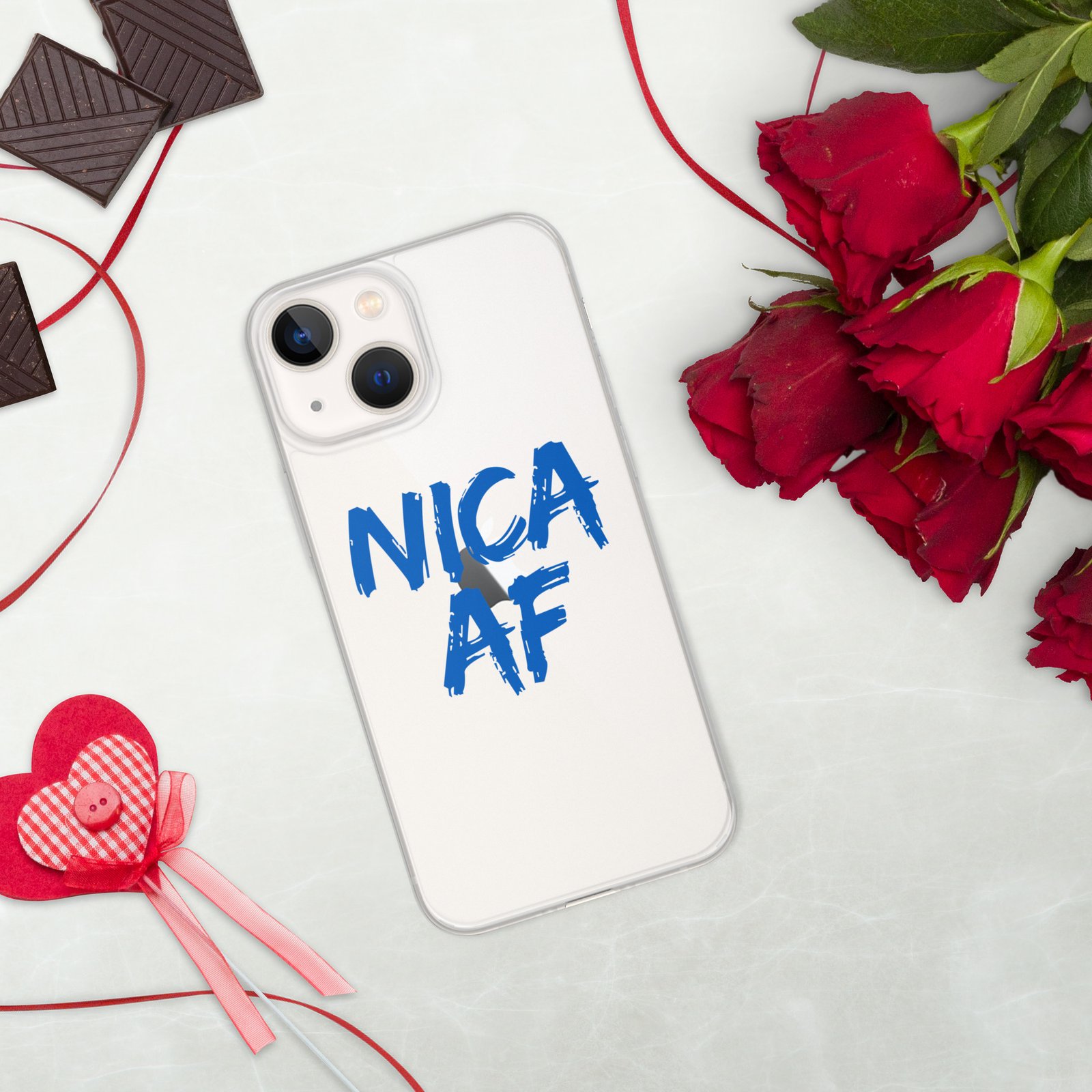 Clear Case for iPhone®- NICA AF Funny - Image 17