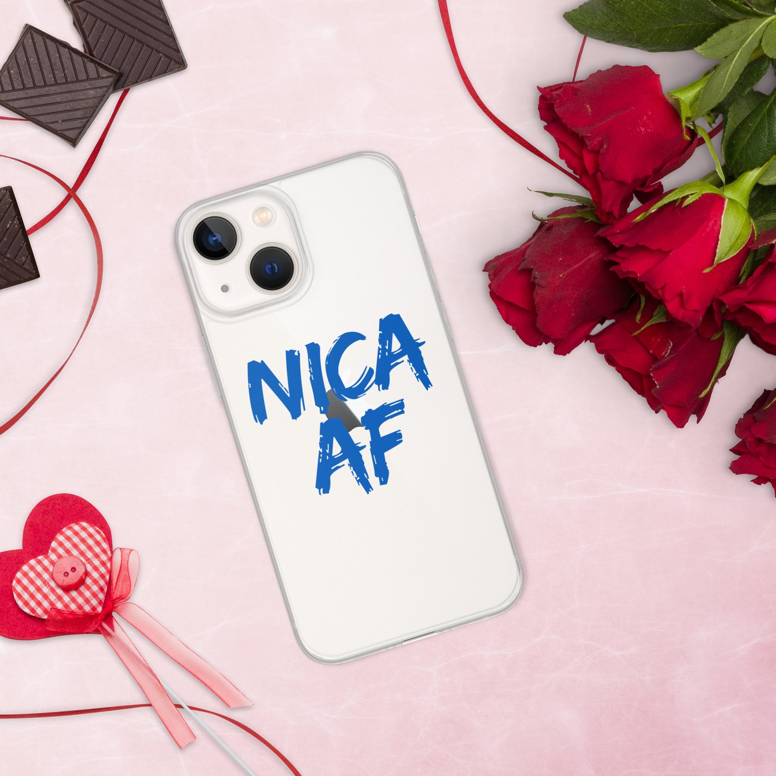 Clear Case for iPhone®- NICA AF Funny - Image 18
