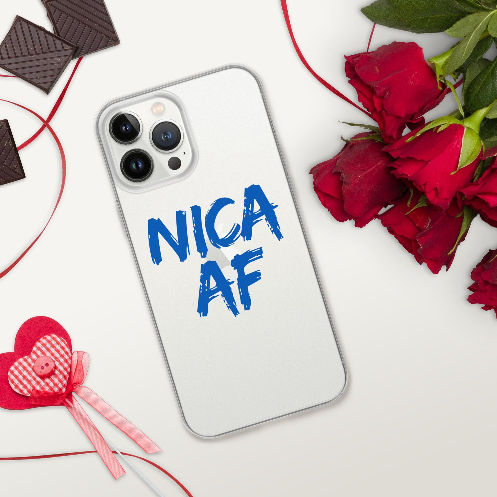 Clear Case for iPhone®- NICA AF Funny - Image 15