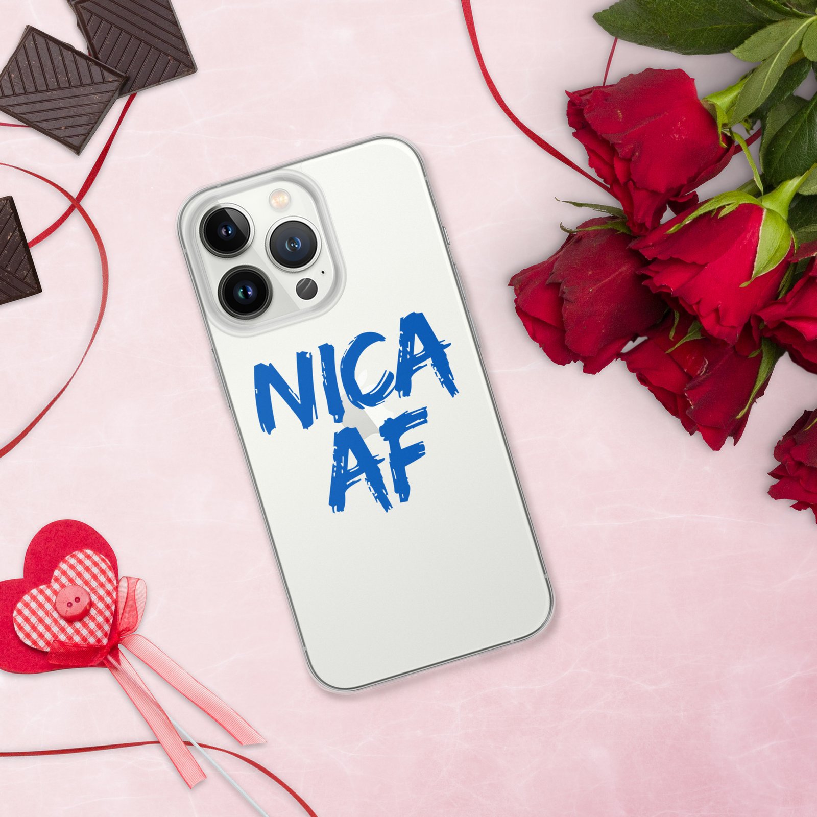 Clear Case for iPhone®- NICA AF Funny - Image 14