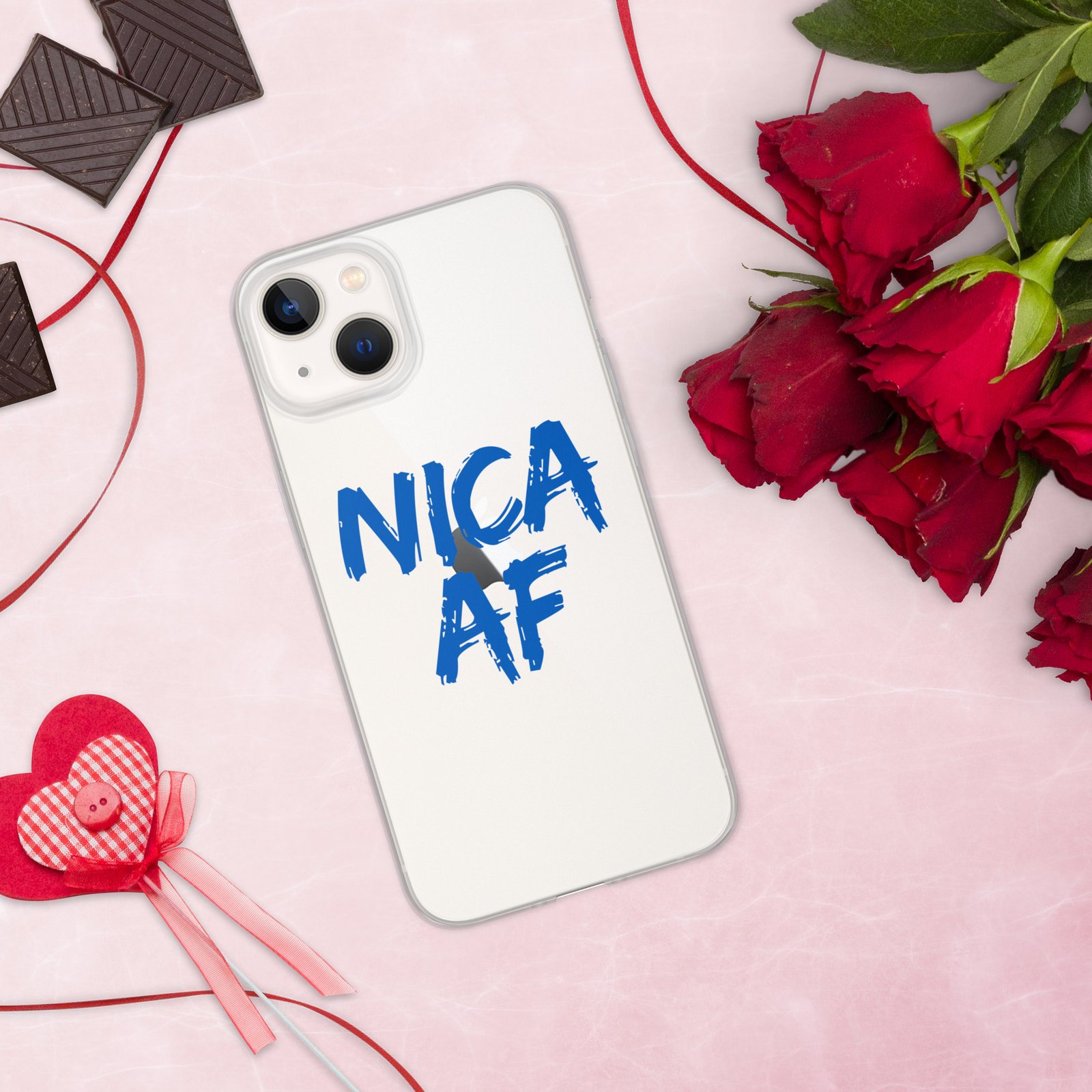 Clear Case for iPhone®- NICA AF Funny - Image 23
