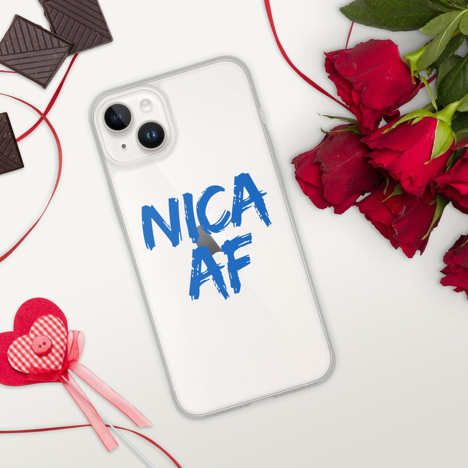 Clear Case for iPhone®- NICA AF Funny - Image 26