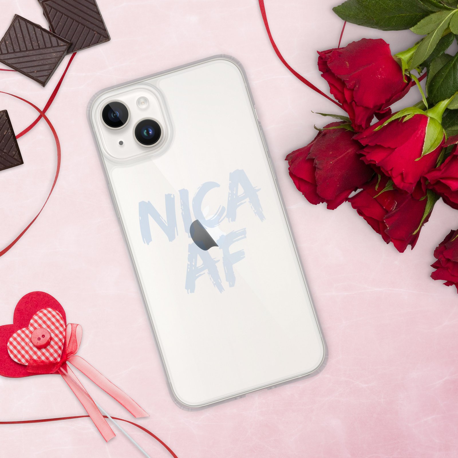 Clear Case for iPhone®- NICA AF Funny - Image 25