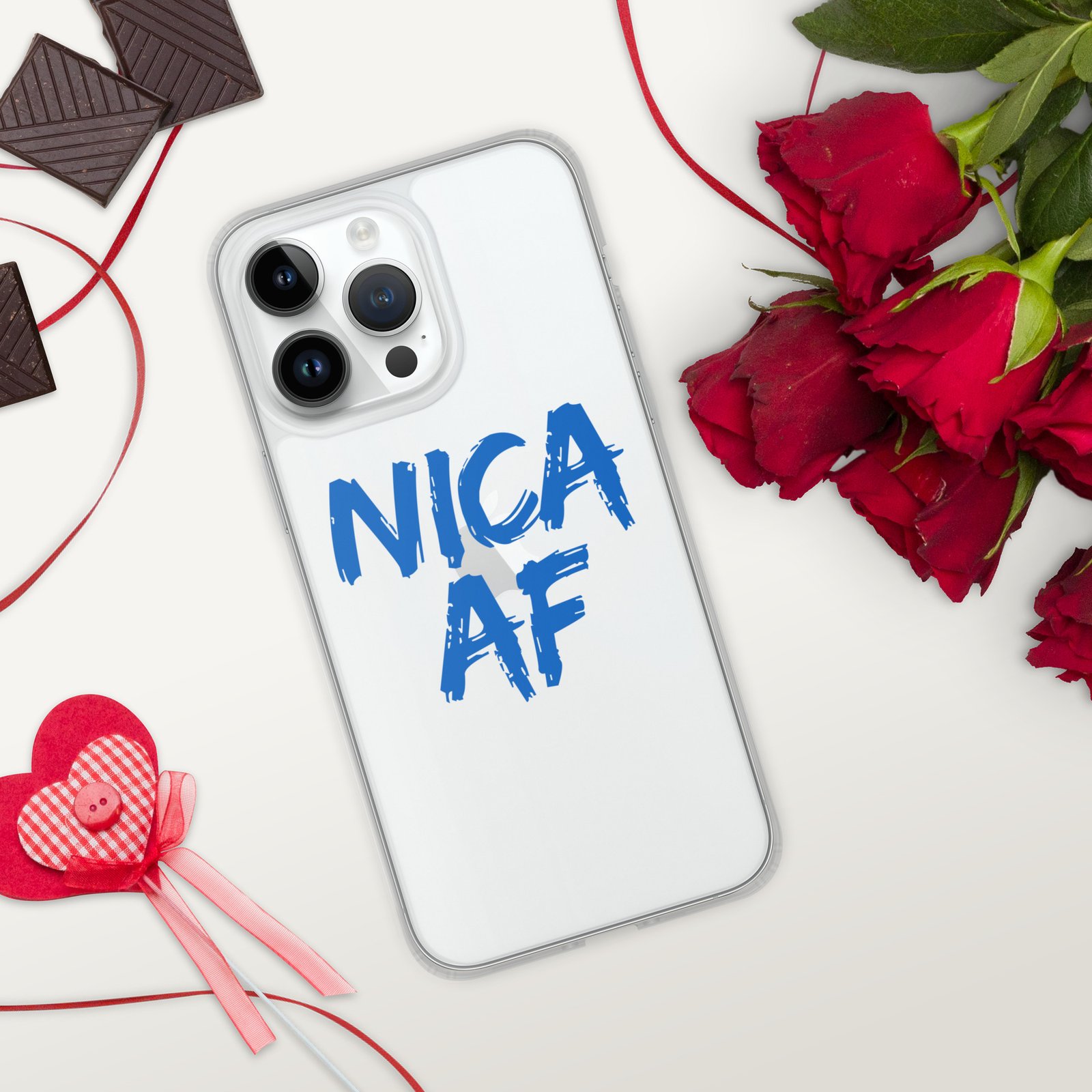 Clear Case for iPhone®- NICA AF Funny - Image 28