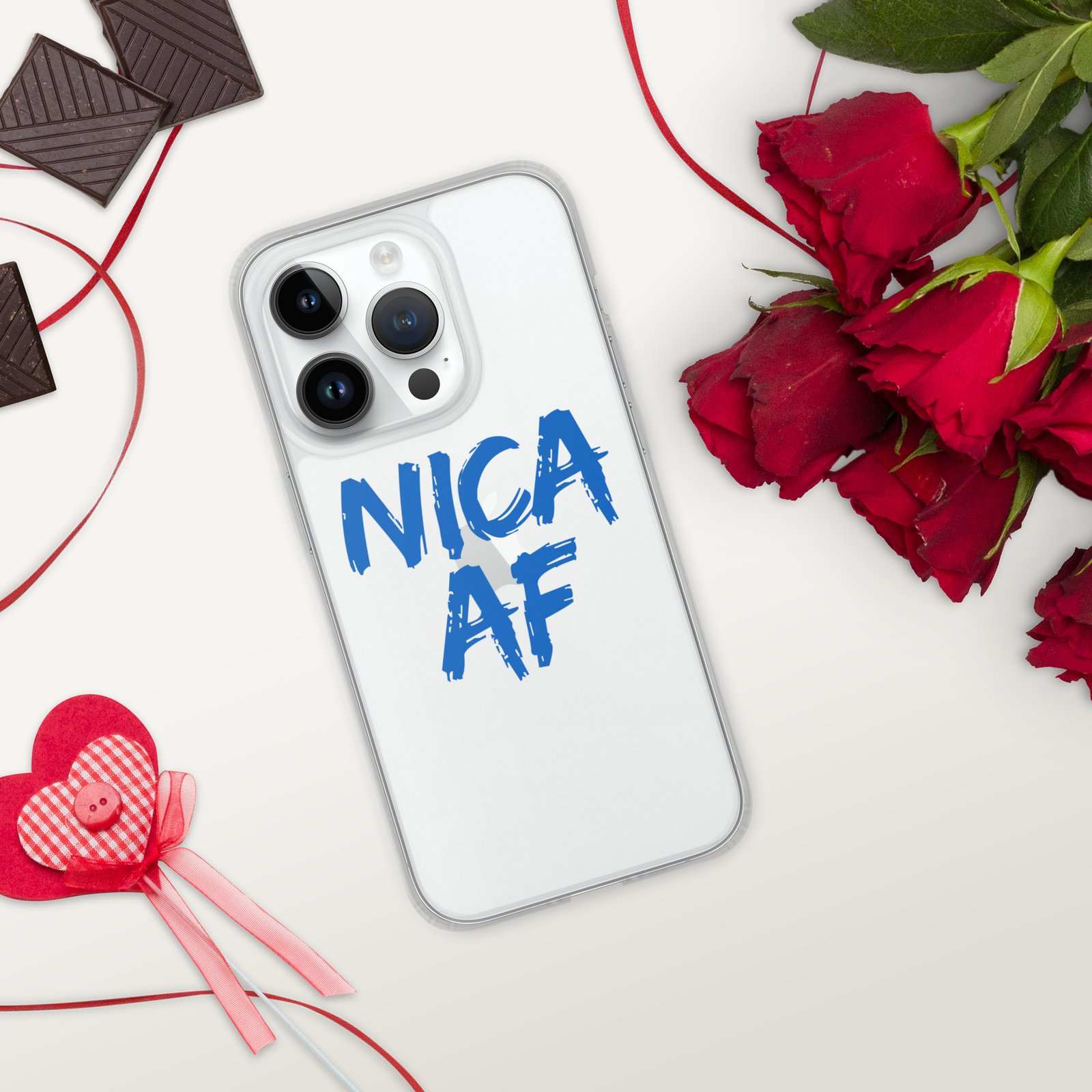 Clear Case for iPhone®- NICA AF Funny - Image 30