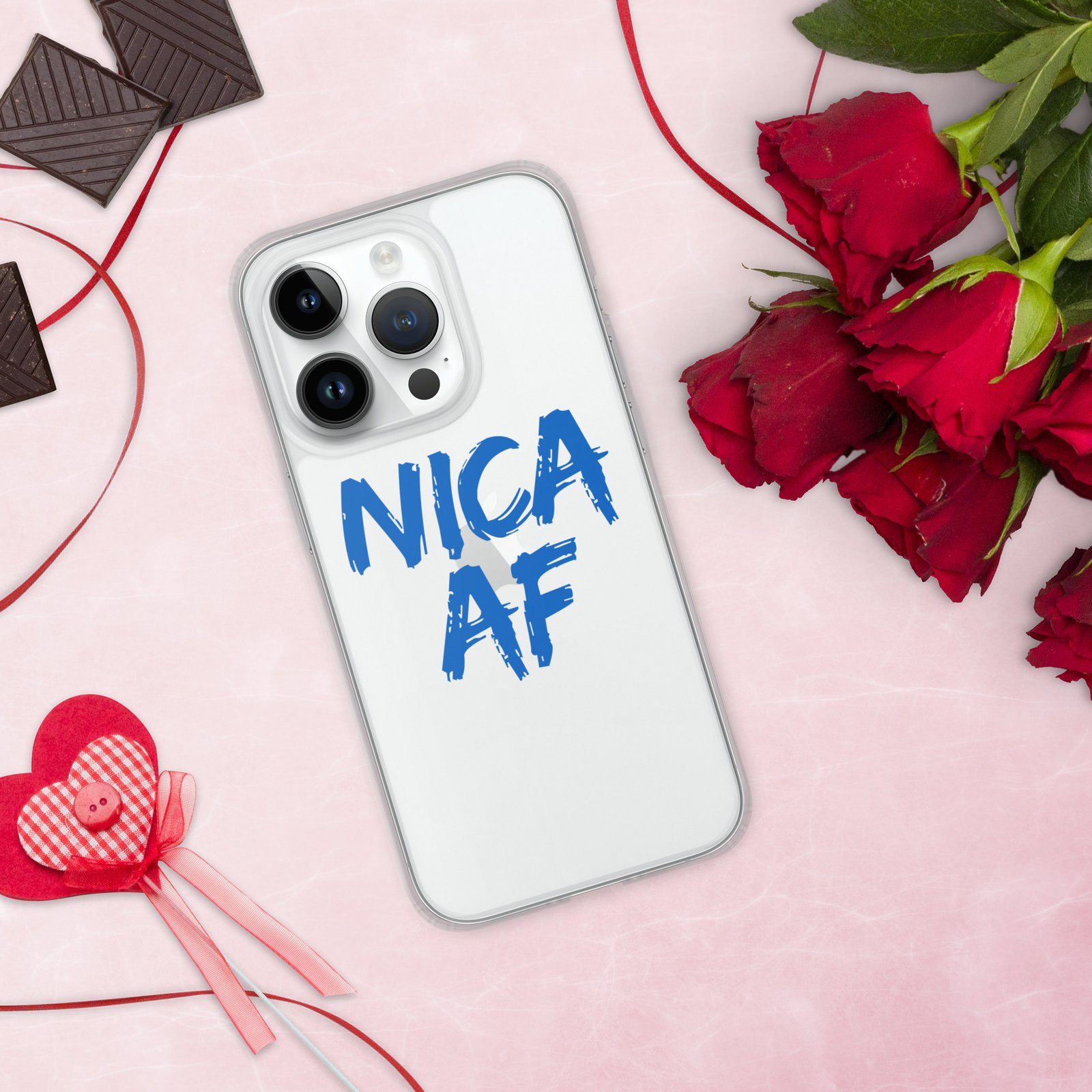 Clear Case for iPhone®- NICA AF Funny - Image 29