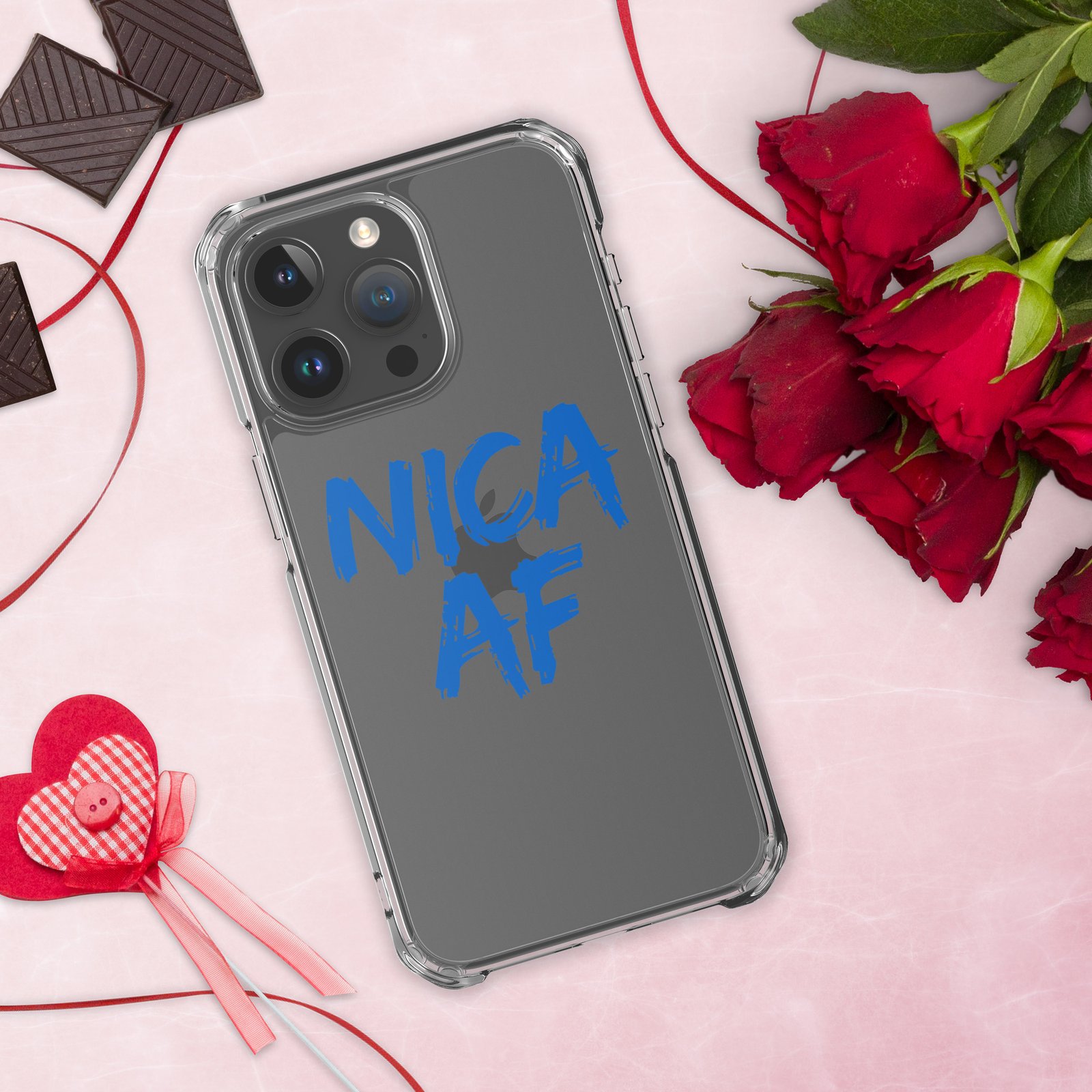 Clear Case for iPhone®- NICA AF Funny - Image 39
