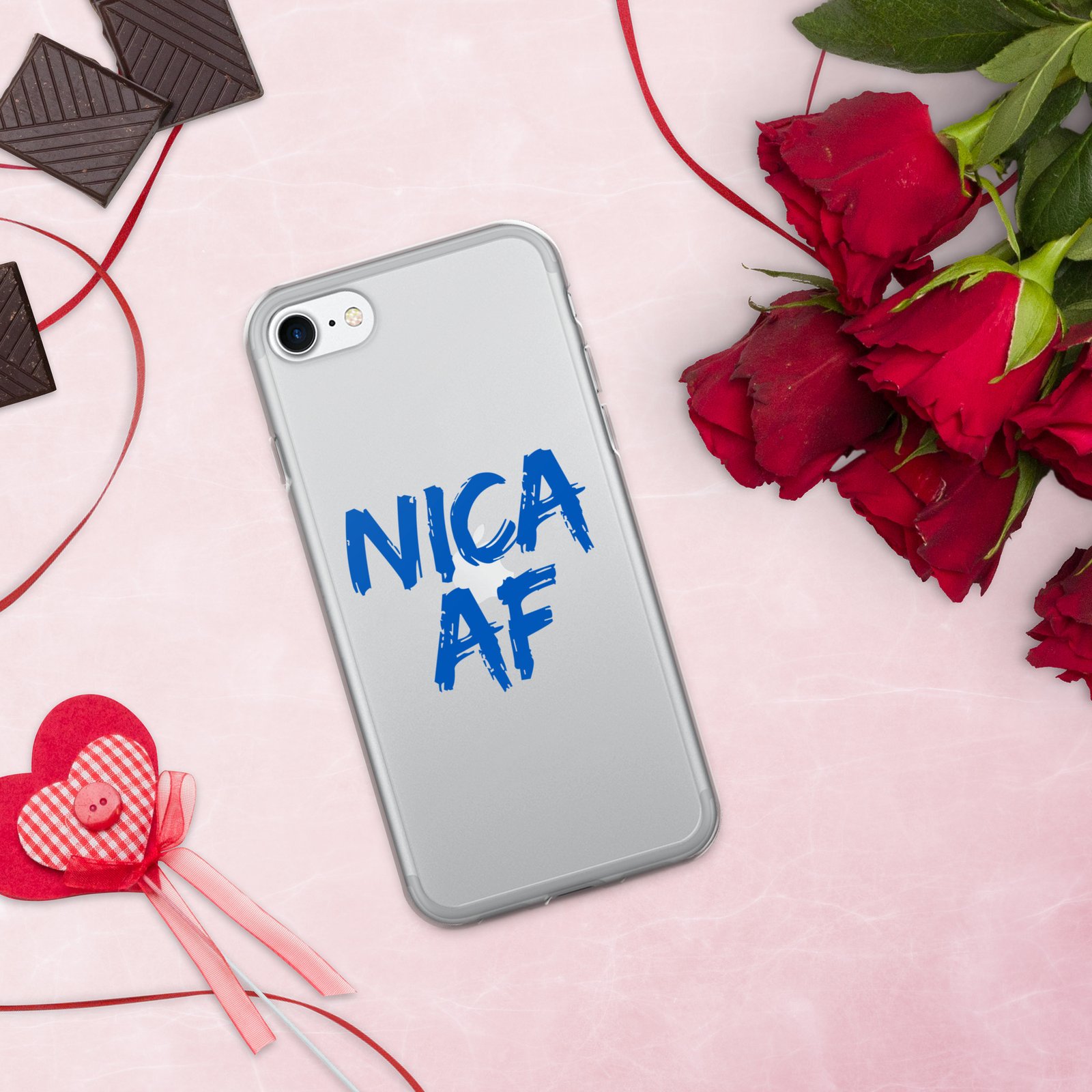Clear Case for iPhone®- NICA AF Funny - Image 49